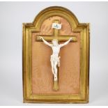 Collet, Dieppe ivory Christ signed, 19th century