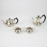 Silver coffee and tea set