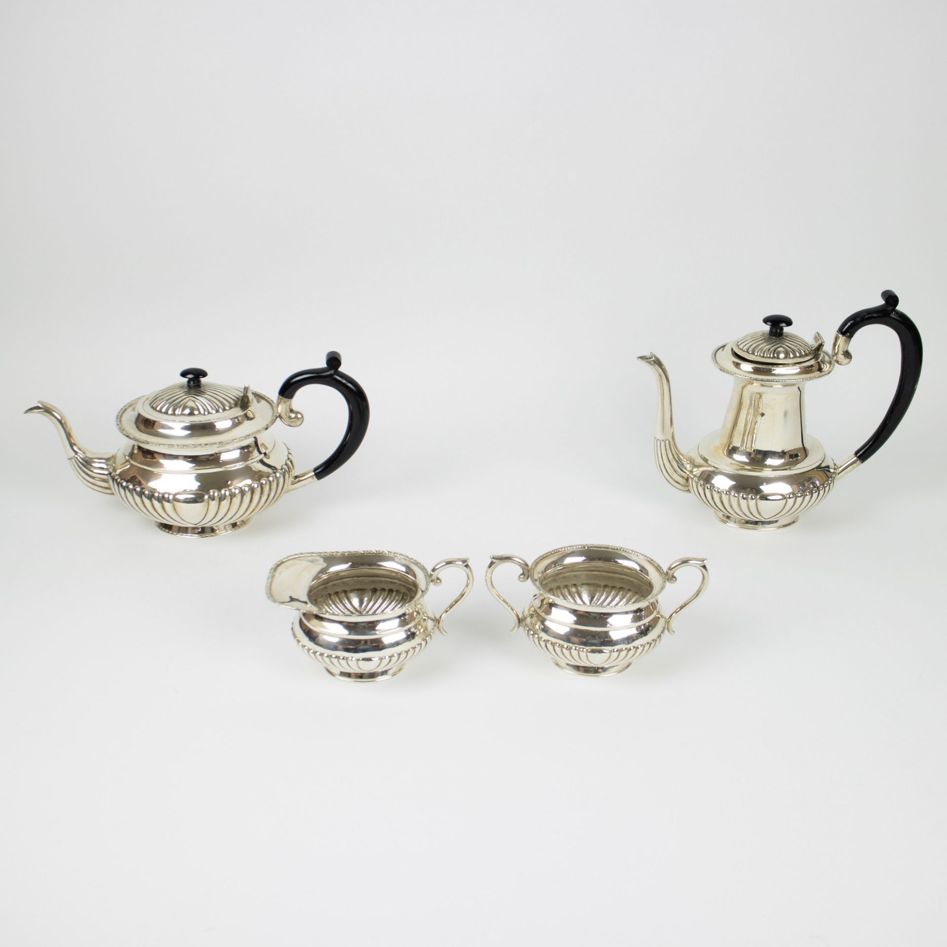 Silver coffee and tea set