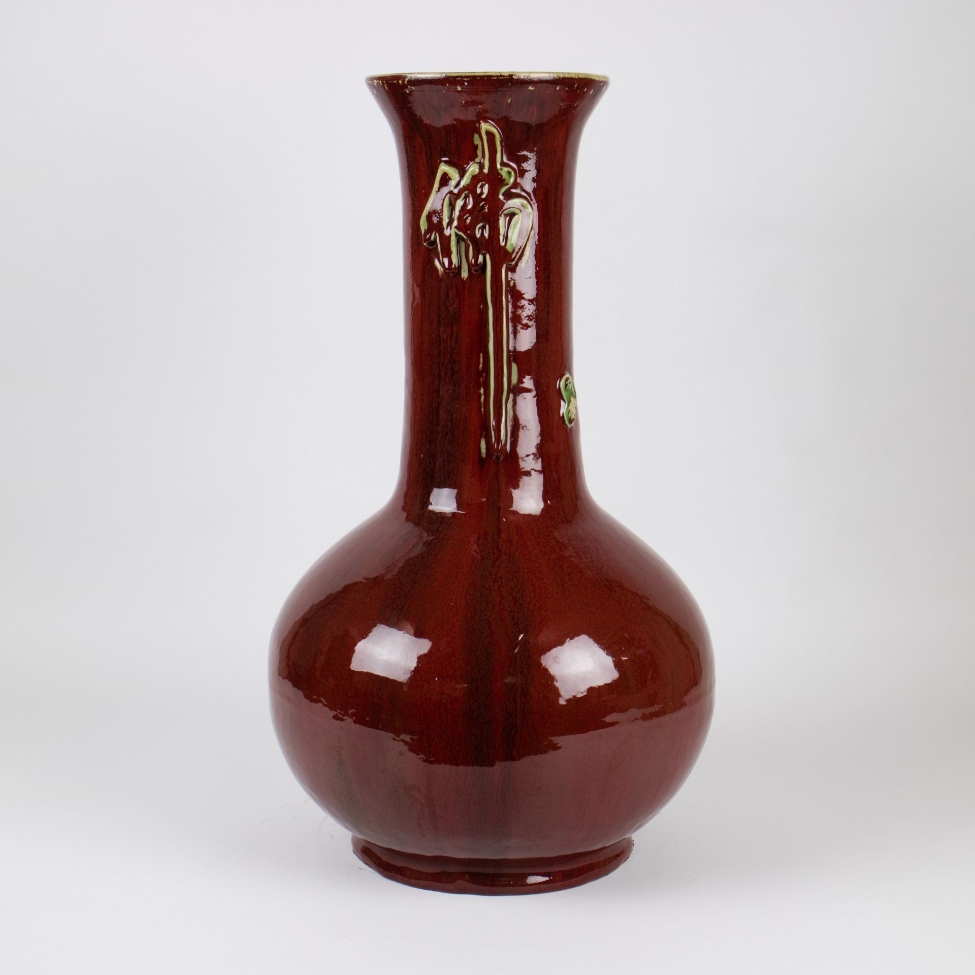 Japanse vase, Awaji ware early 20th century