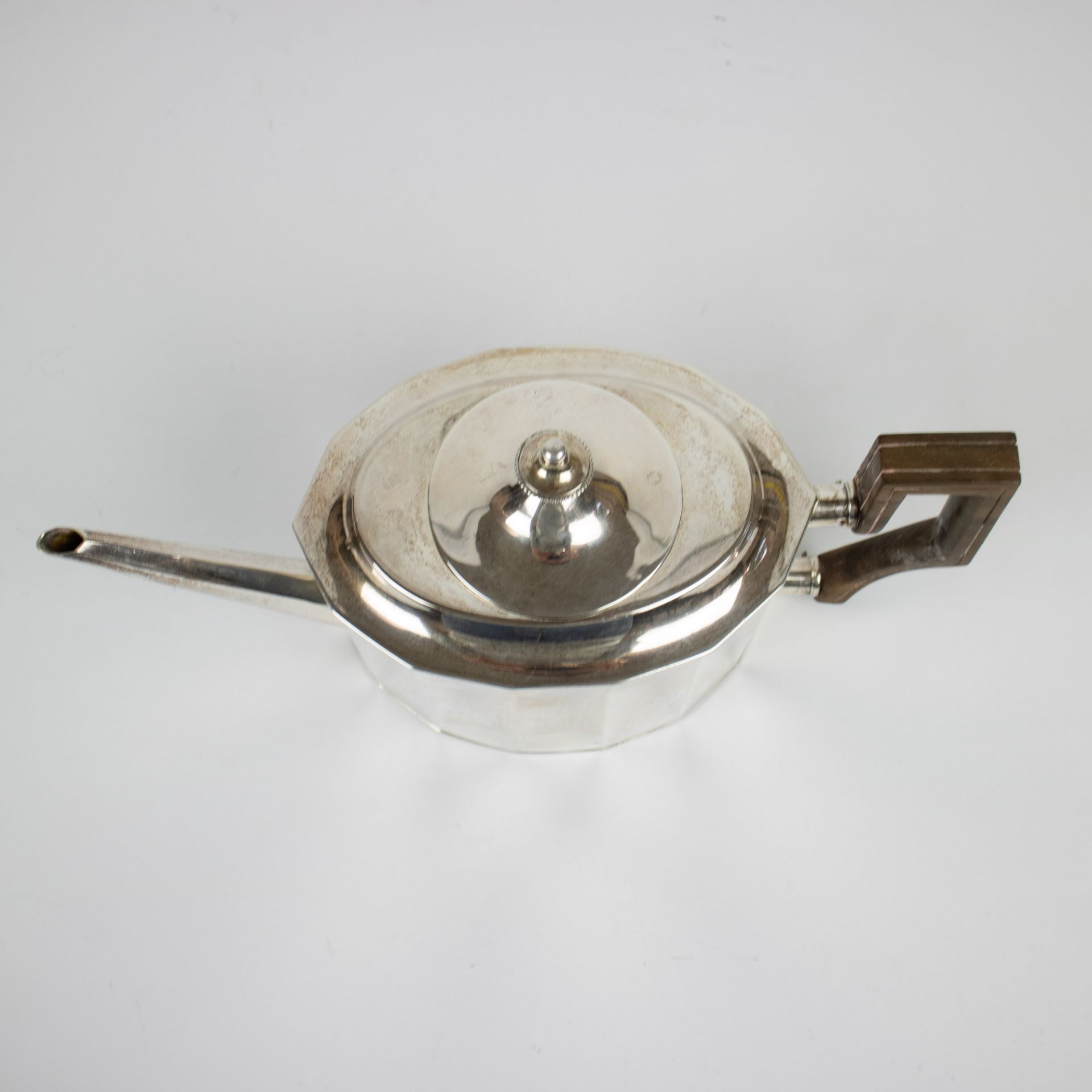 Silver teapot Epoque Empire (1798-1809) Antwerp - Image 7 of 10