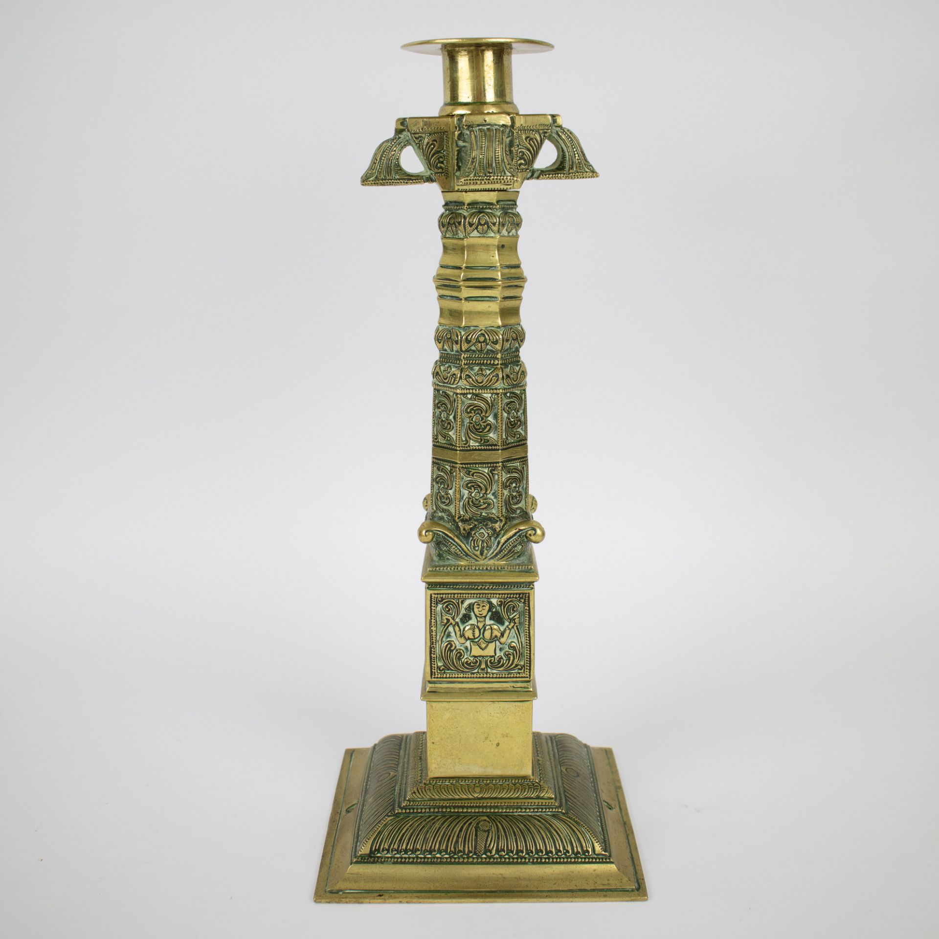 Bronze candlestick Sri Lanka 19th century (from Kandy hamlet) - Image 3 of 5