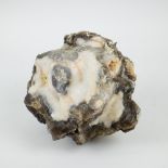 Quartz and calcite nodule (Western Sahara)