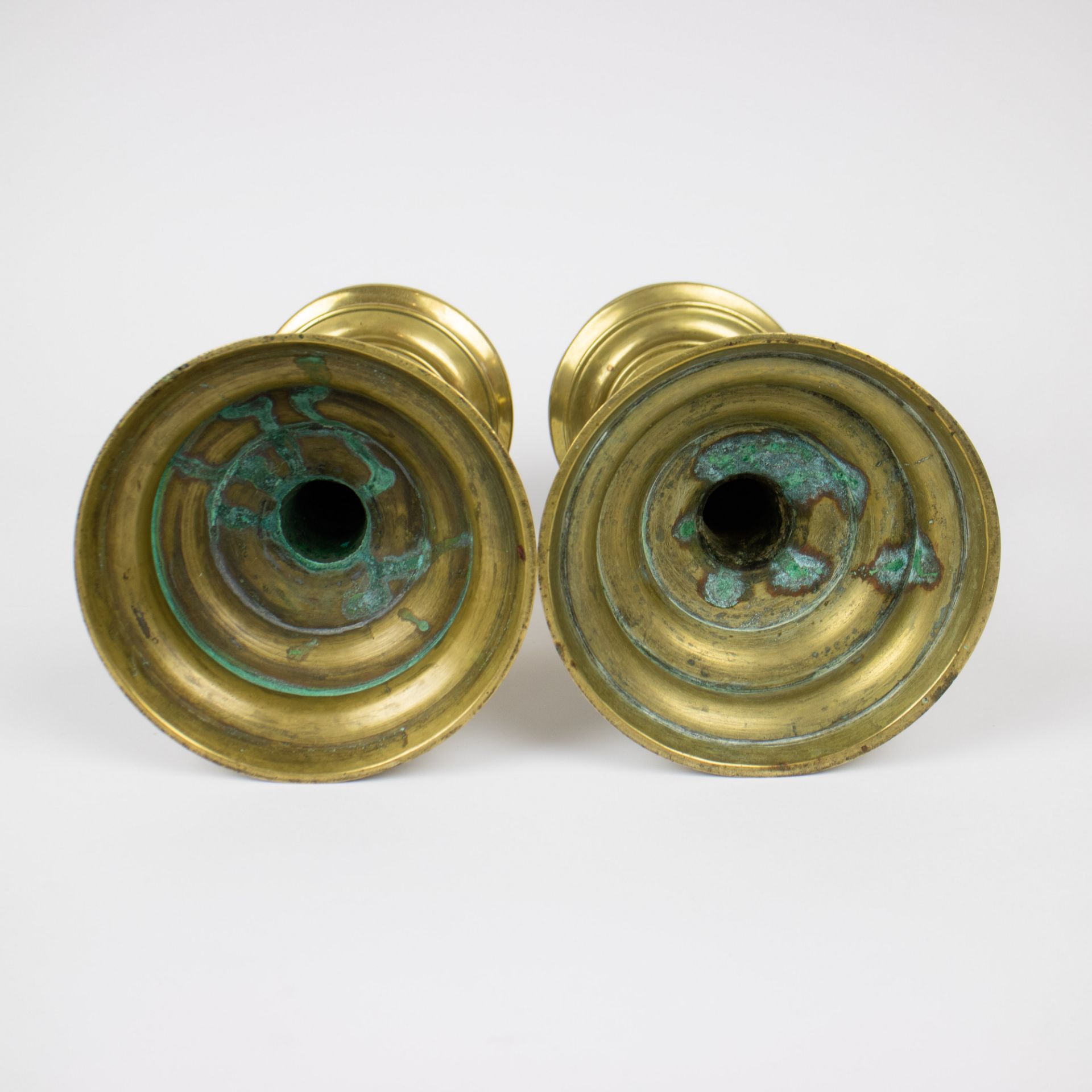 A pair of 19th century candlesticks - Image 6 of 6