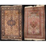 2 Oriental carpets