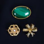 3 brooches