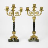 Pair of Empire candlesticks