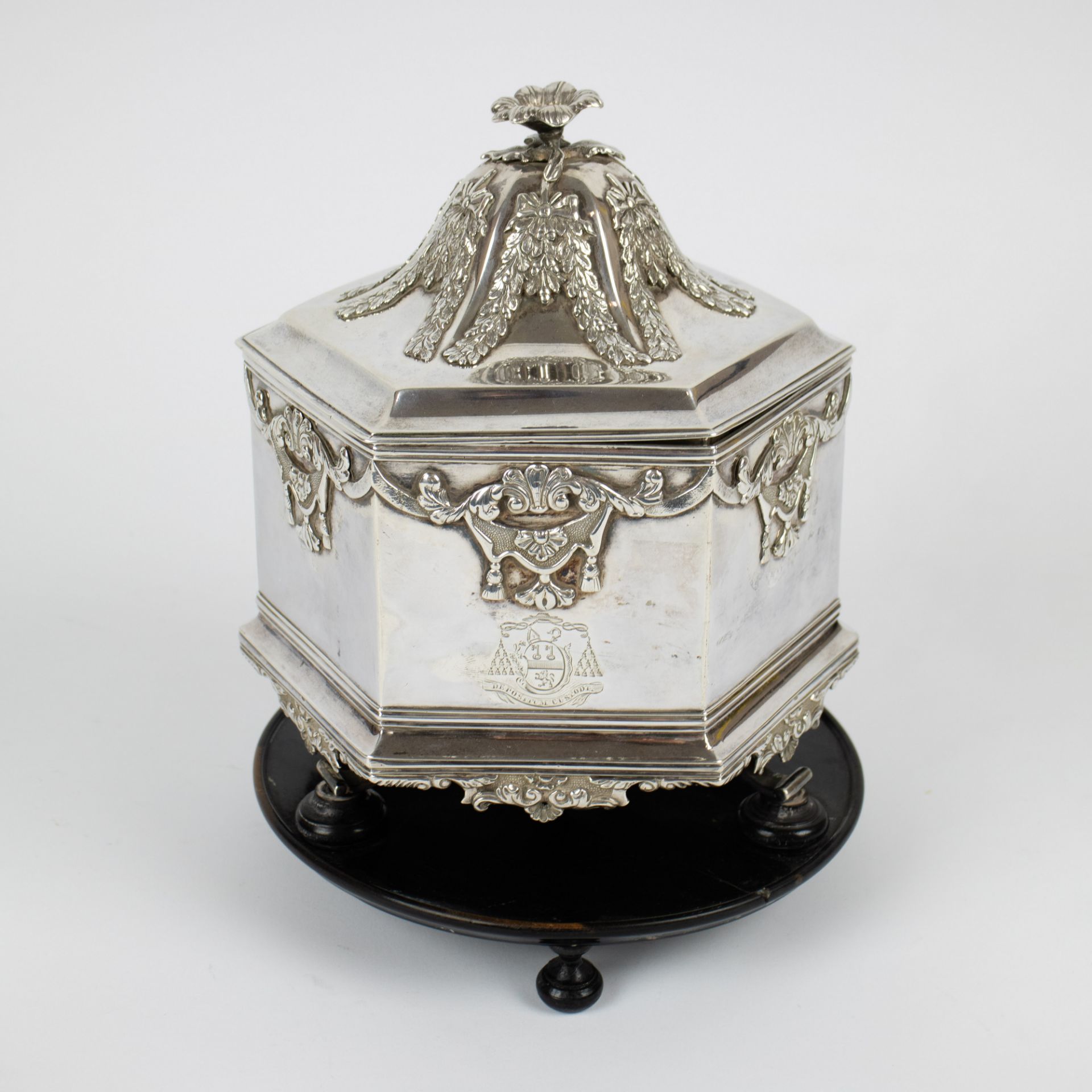 Silver tabaco box Amsterdam 1847 maker Joost Even - Image 2 of 8