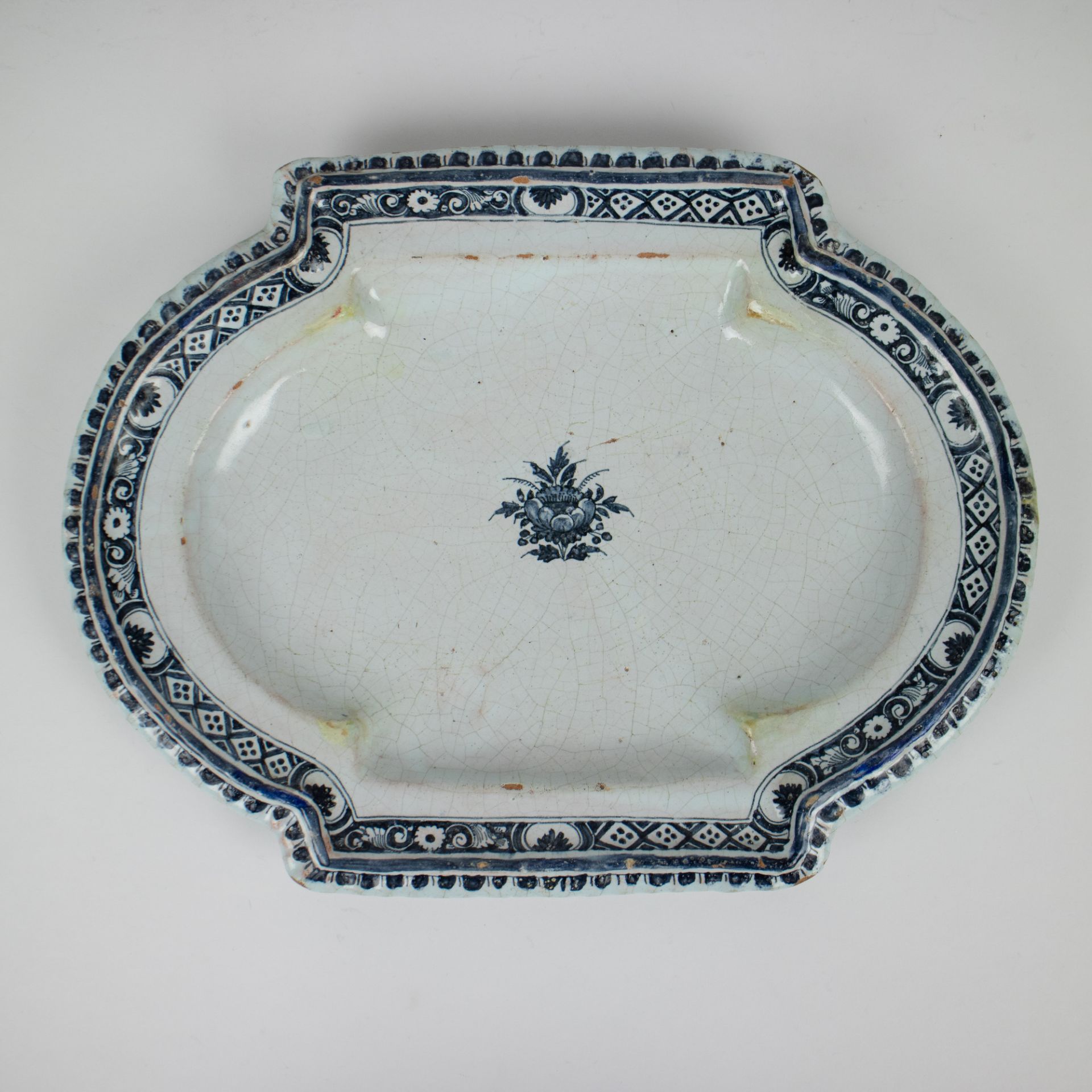 Faience Rouen, revolution plate, jug 18th - 19th century - Image 2 of 12