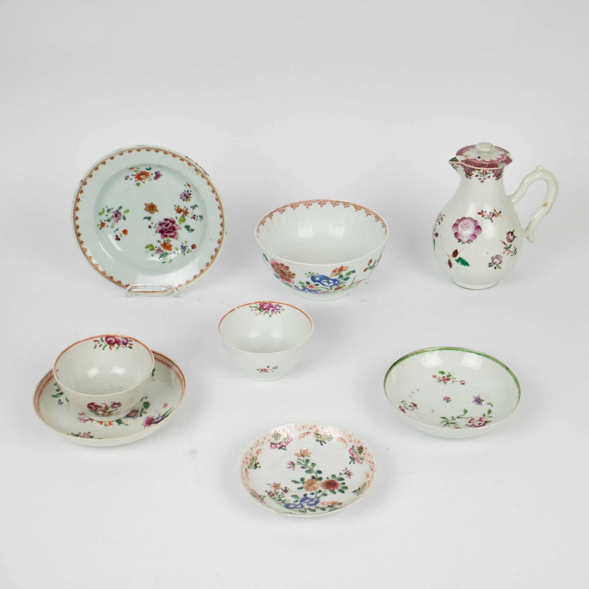 Chinese porcelain, famille rose, 18e century