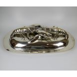 Franco LAPINI, serving dish with sculpted pair of lobsters on the lid
