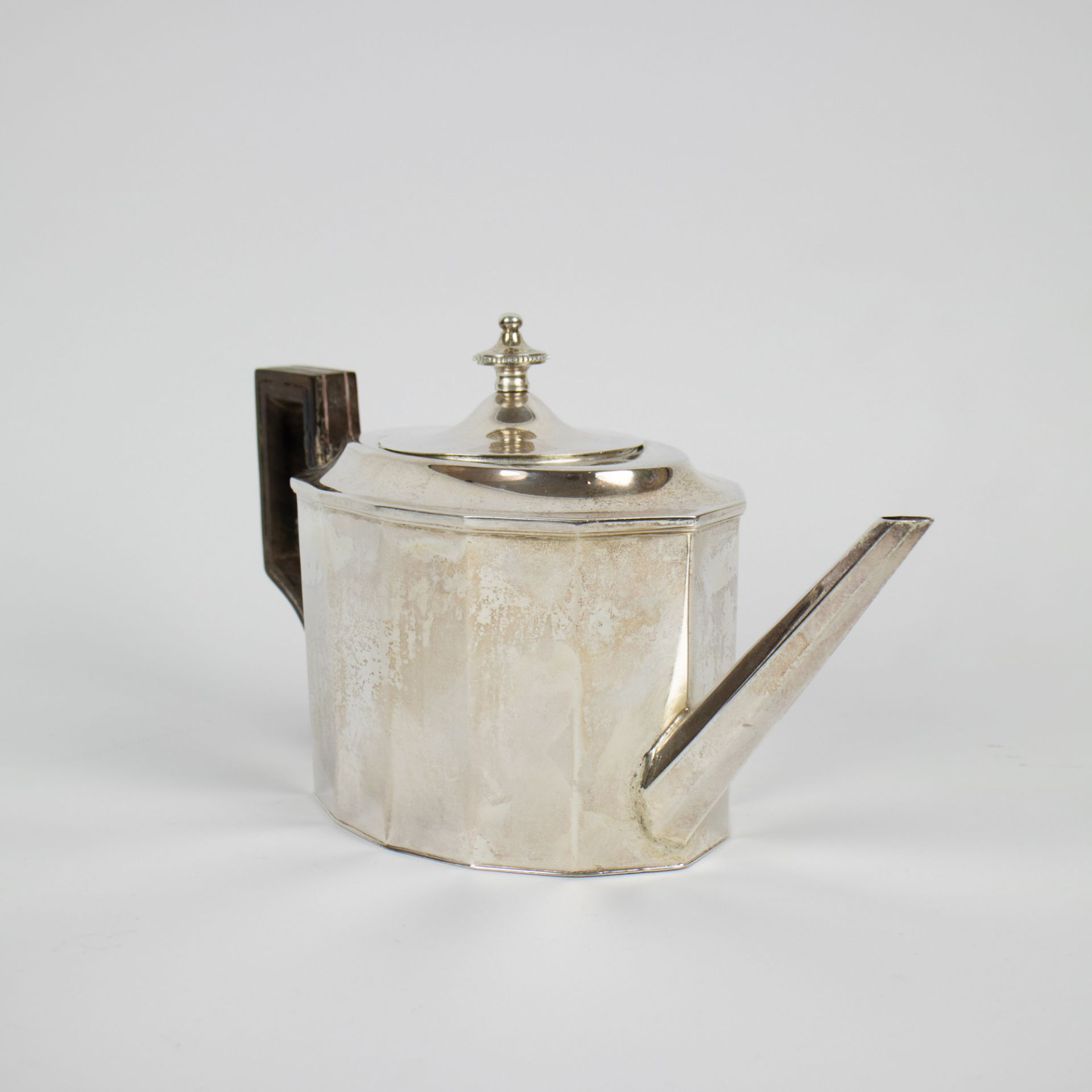Silver teapot Epoque Empire (1798-1809) Antwerp - Image 3 of 10