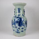 A Chinese celadon vase