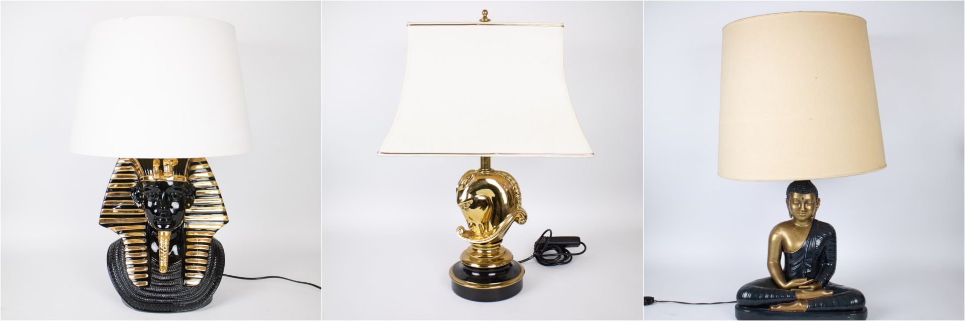 3 vintage lampadaires Deknudt