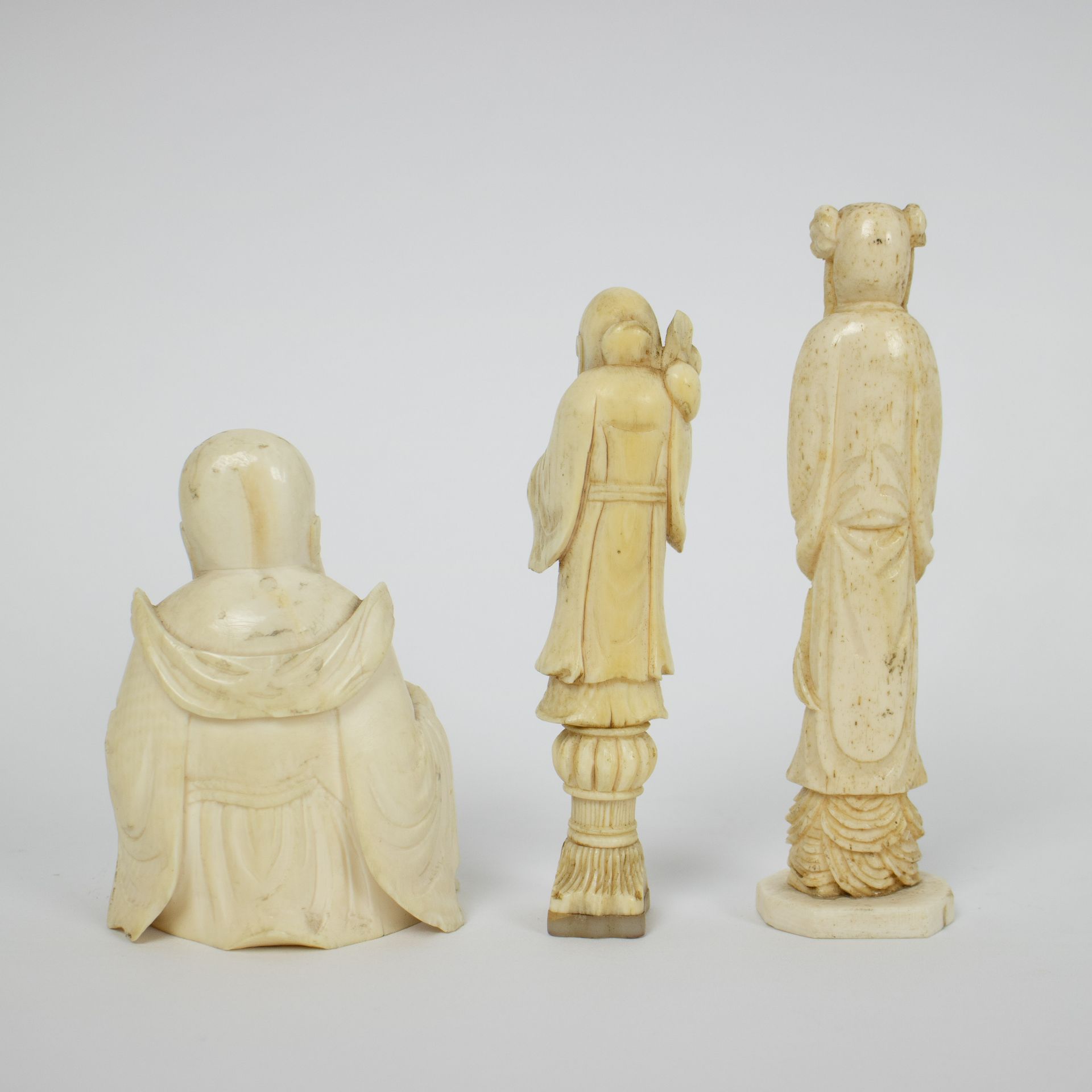 3 Chinese carvings - Image 3 of 5