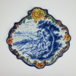 Delft plaque Porceleyne Fles J. Visser