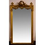 Large gilded mirror