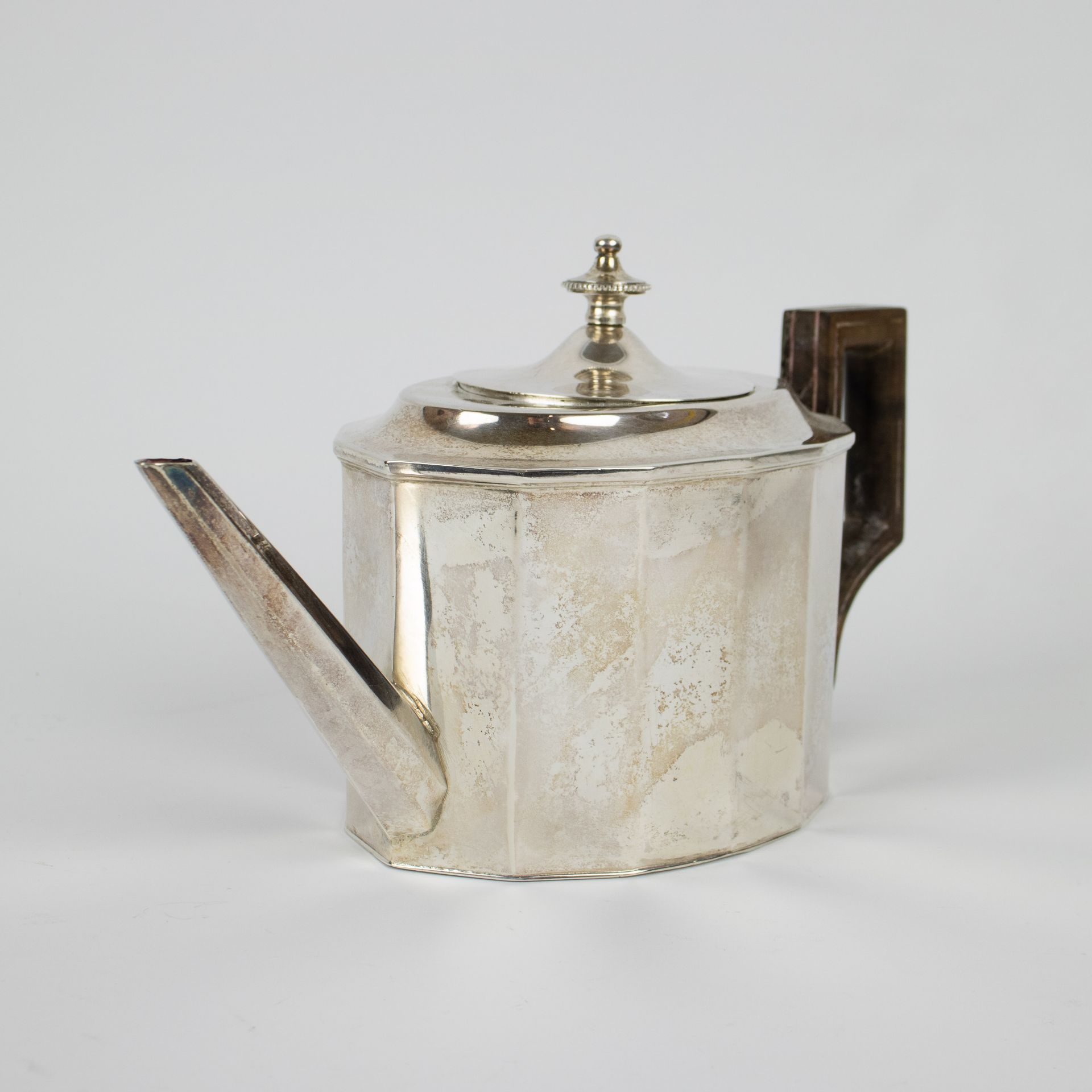 Silver teapot Epoque Empire (1798-1809) Antwerp - Image 2 of 10