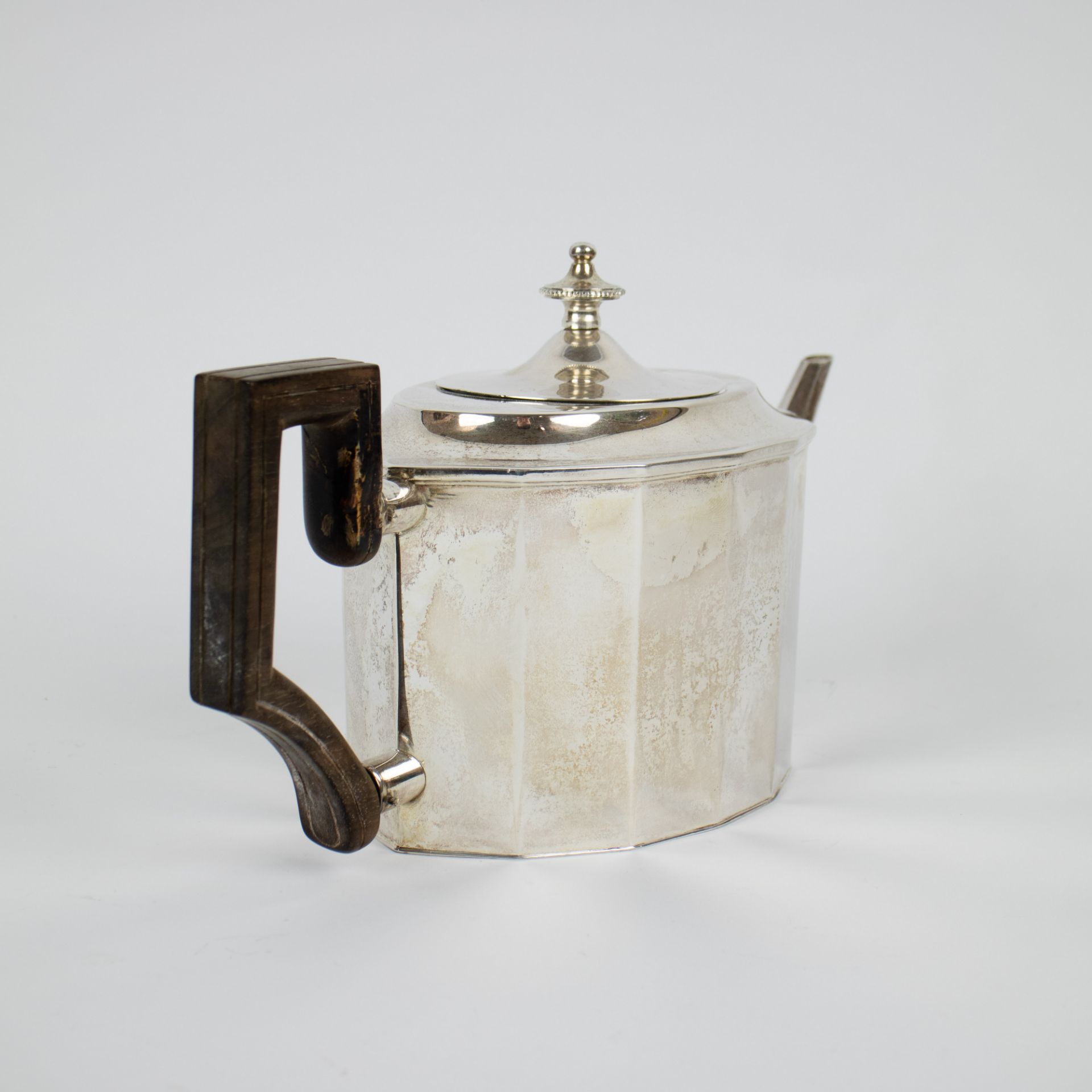 Silver teapot Epoque Empire (1798-1809) Antwerp - Image 5 of 10