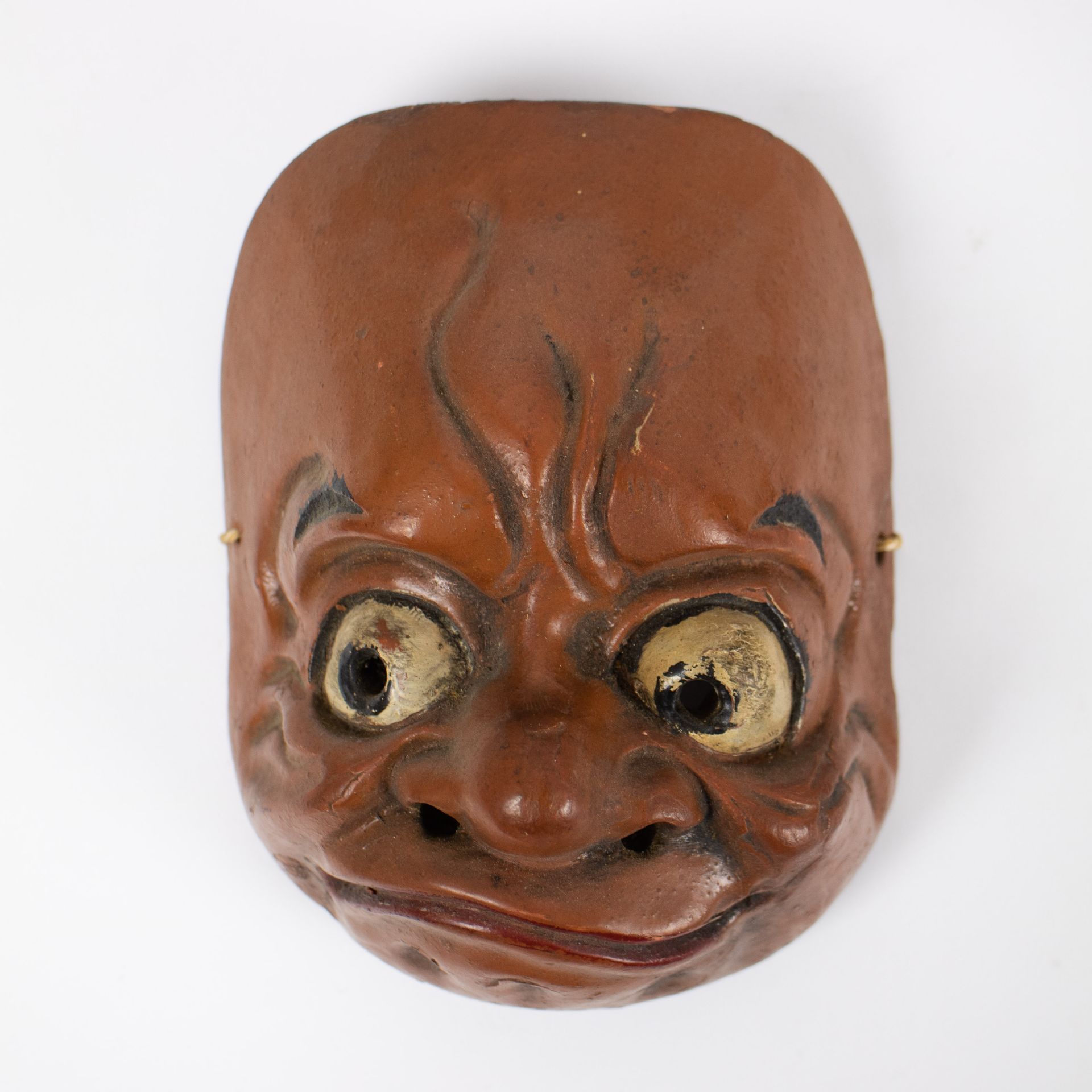 A collection of Japanese Noh masks - Image 3 of 5
