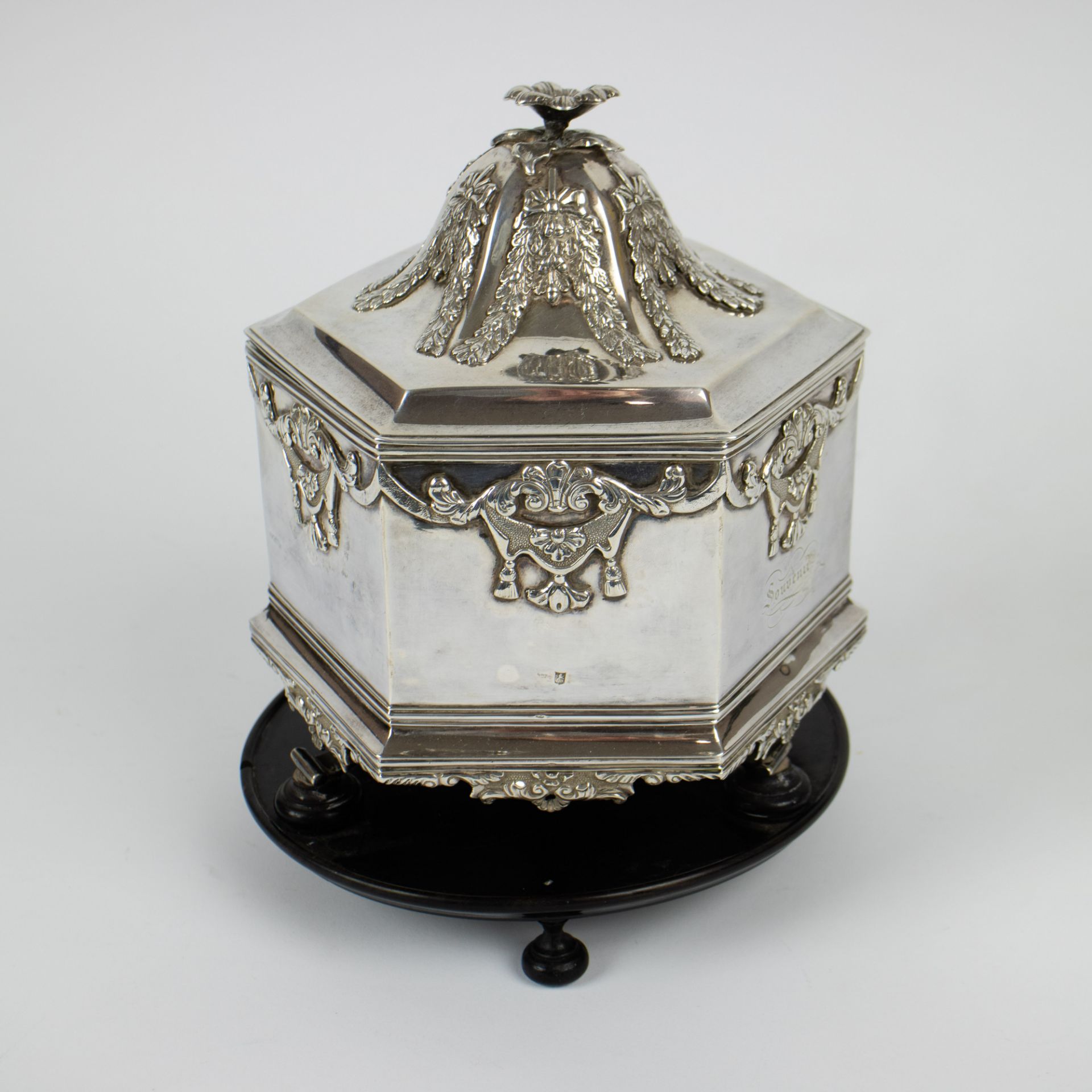 Silver tabaco box Amsterdam 1847 maker Joost Even - Image 4 of 8