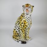 Leopard in ceramic Italy 1970s
