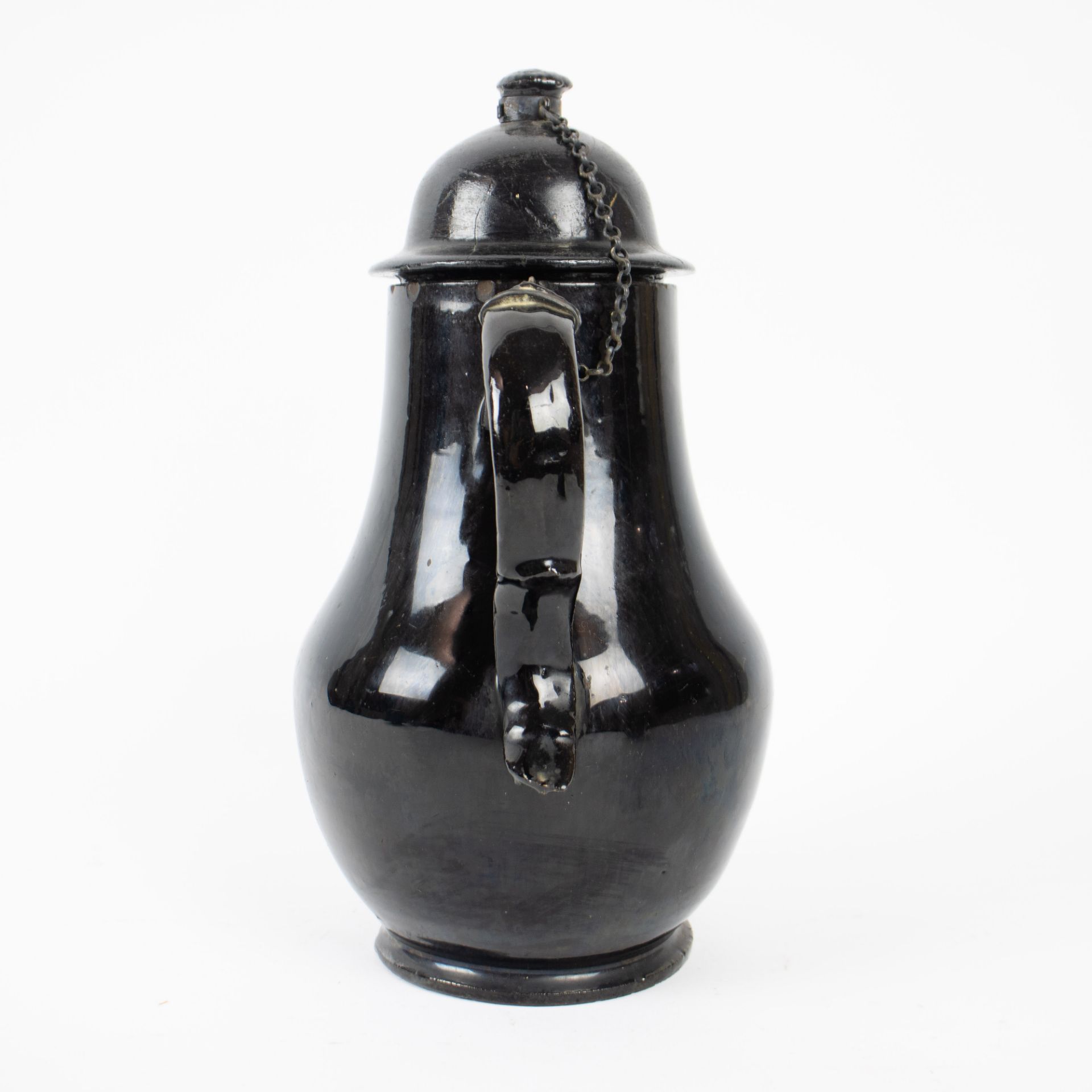 3 black glazed jugs in Namur earthenware, 18th century - Image 10 of 17