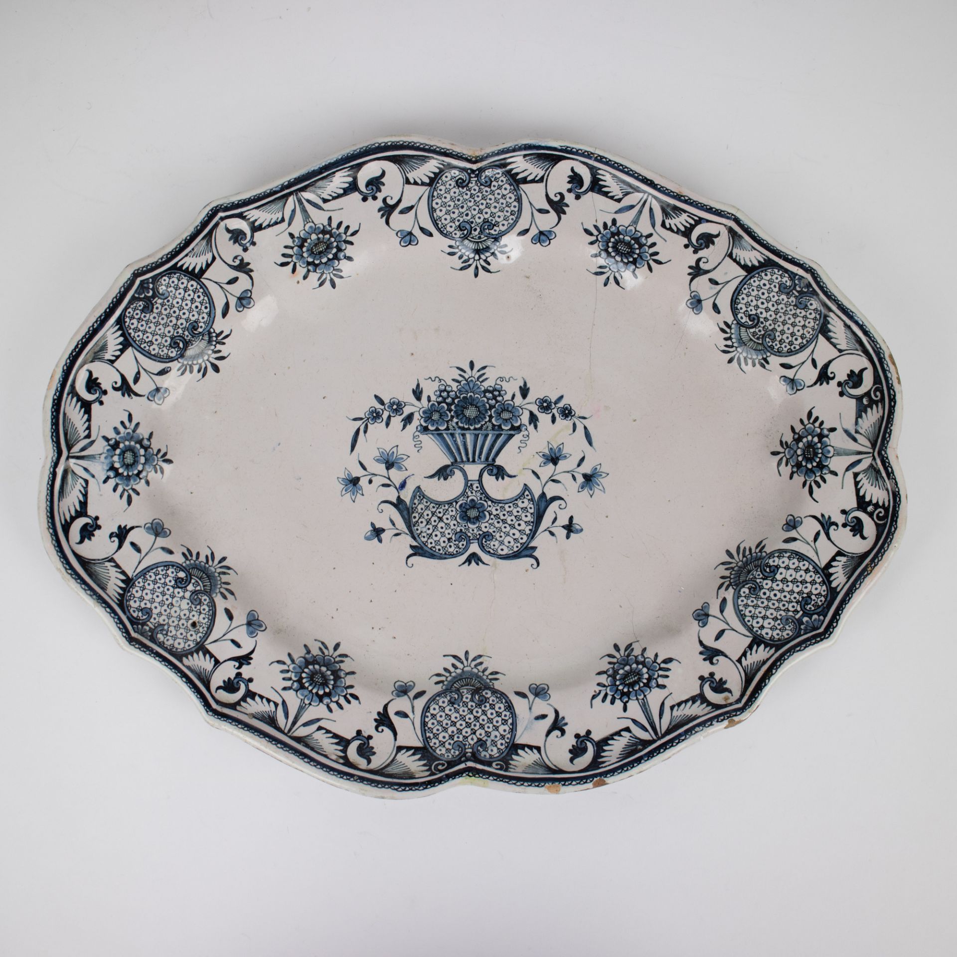 Faience Rouen, revolution plate, jug 18th - 19th century - Image 6 of 12