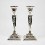 Silver candlesticks Birmingham