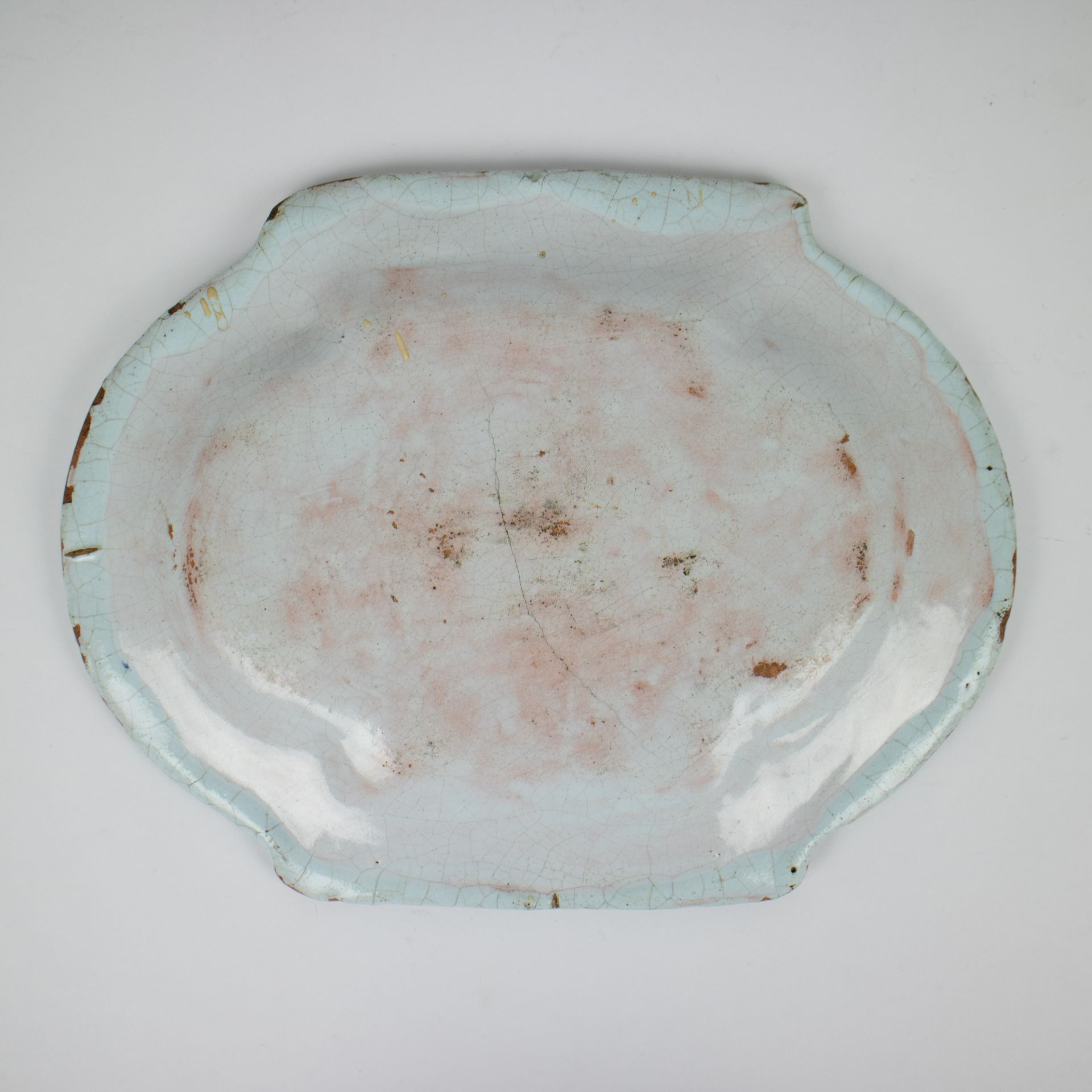 Faience Rouen, revolution plate, jug 18th - 19th century - Image 3 of 12