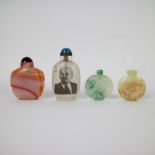 4 snuff bottles