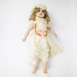 Large antique doll with moving limbs