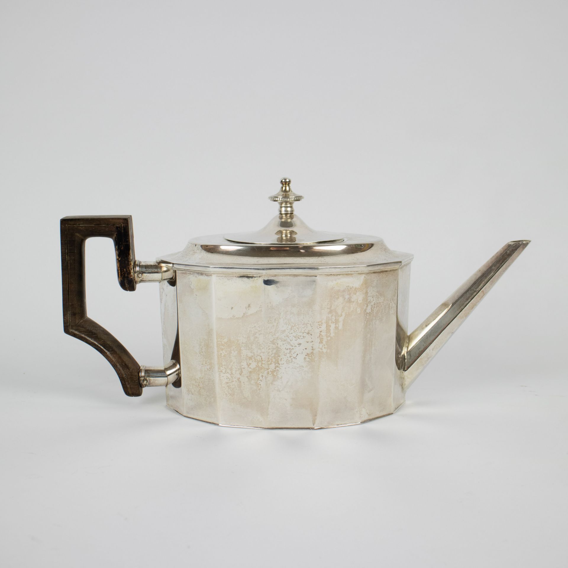 Silver teapot Epoque Empire (1798-1809) Antwerp - Image 4 of 10