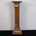 Marble pedestal