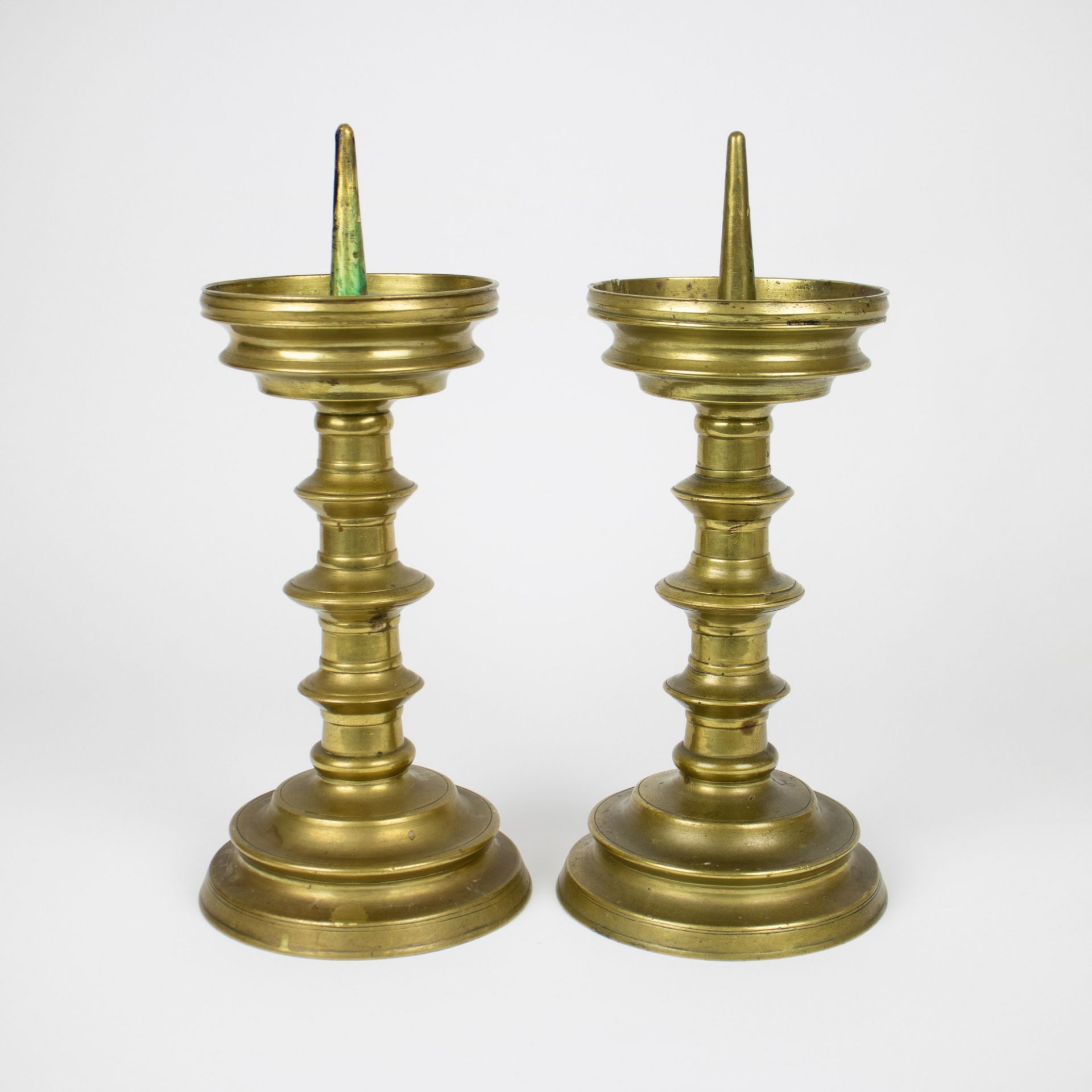 A pair of 19th century candlesticks