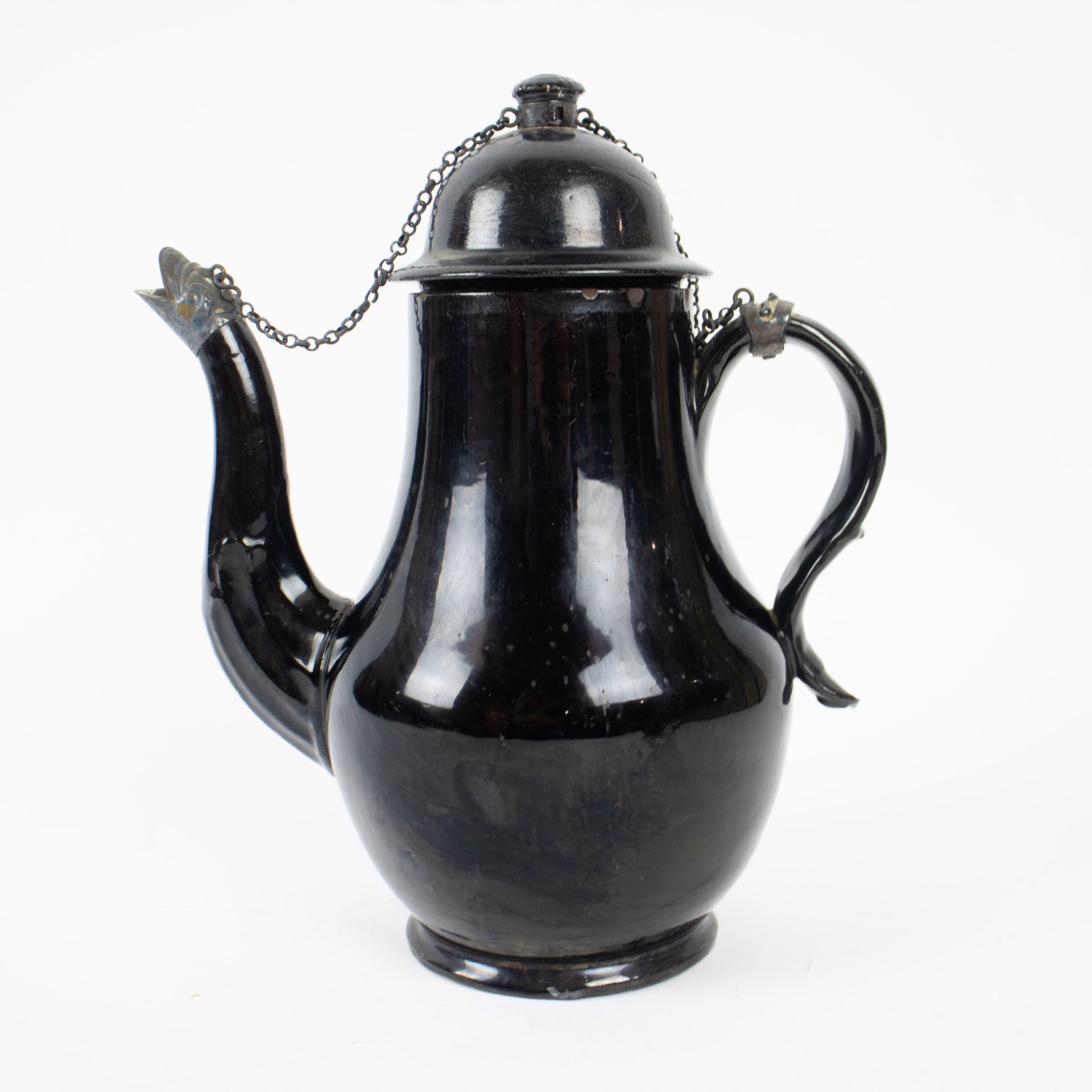 3 black glazed jugs in Namur earthenware, 18th century - Image 9 of 17