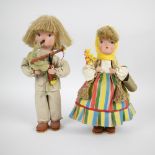 Polish dolls handmade 70s