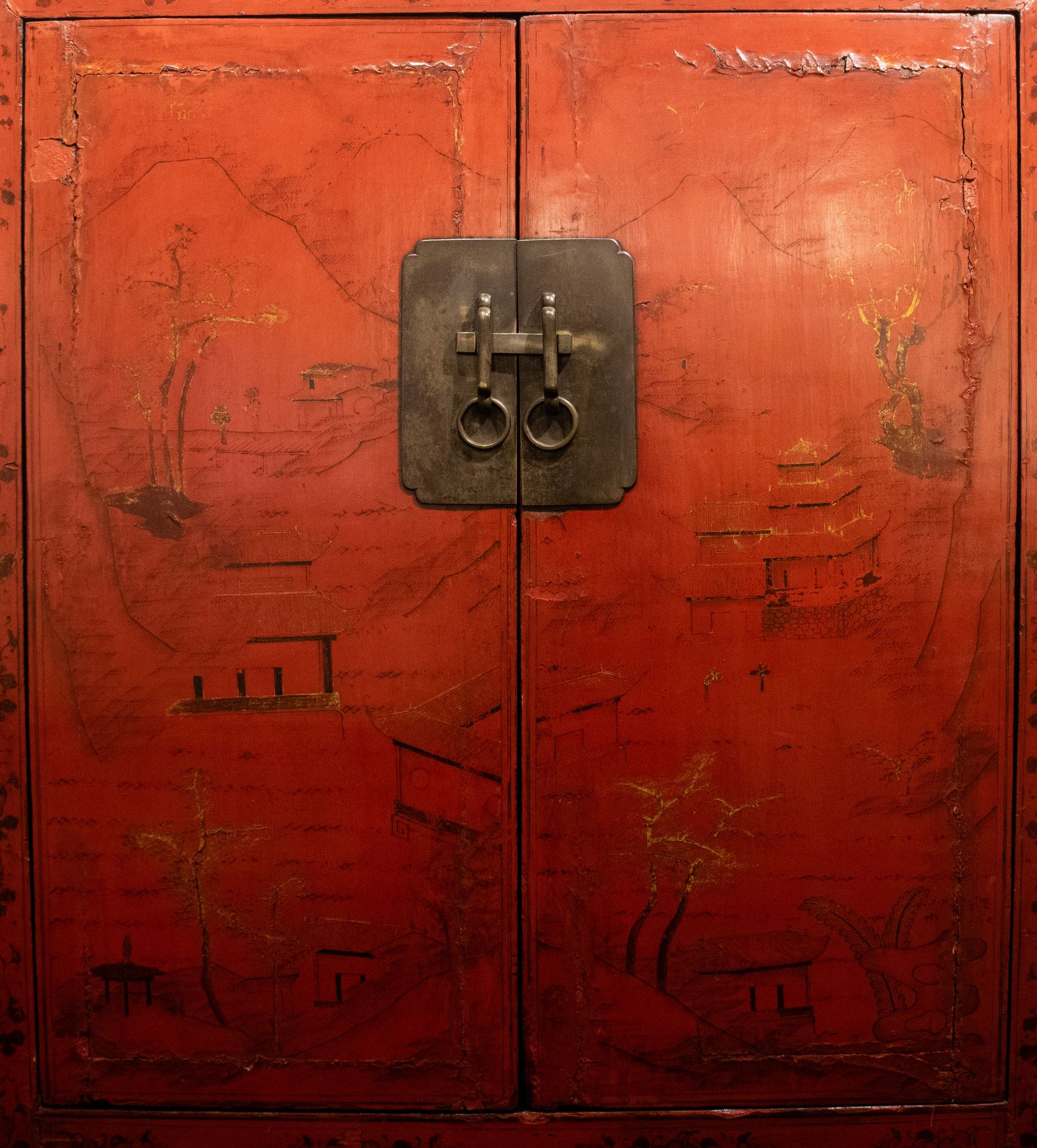 Chinese cabinet Red – Oriental Red - Image 3 of 6