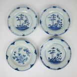 4 Chinese plates, Qianlong, 18thC