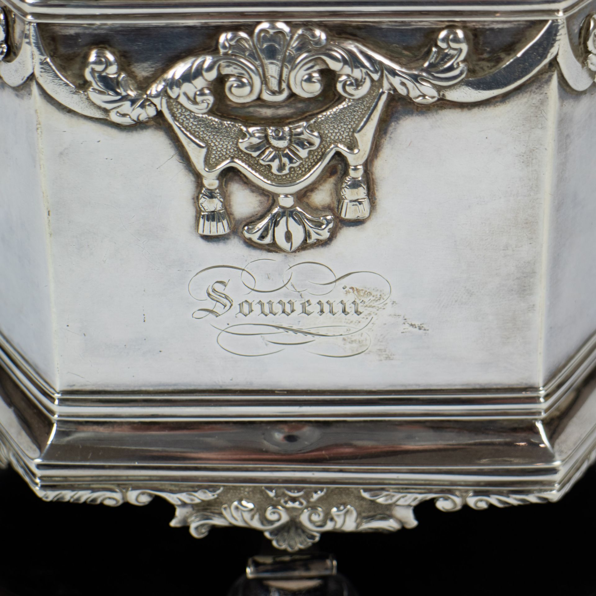 Silver tabaco box Amsterdam 1847 maker Joost Even - Image 5 of 8