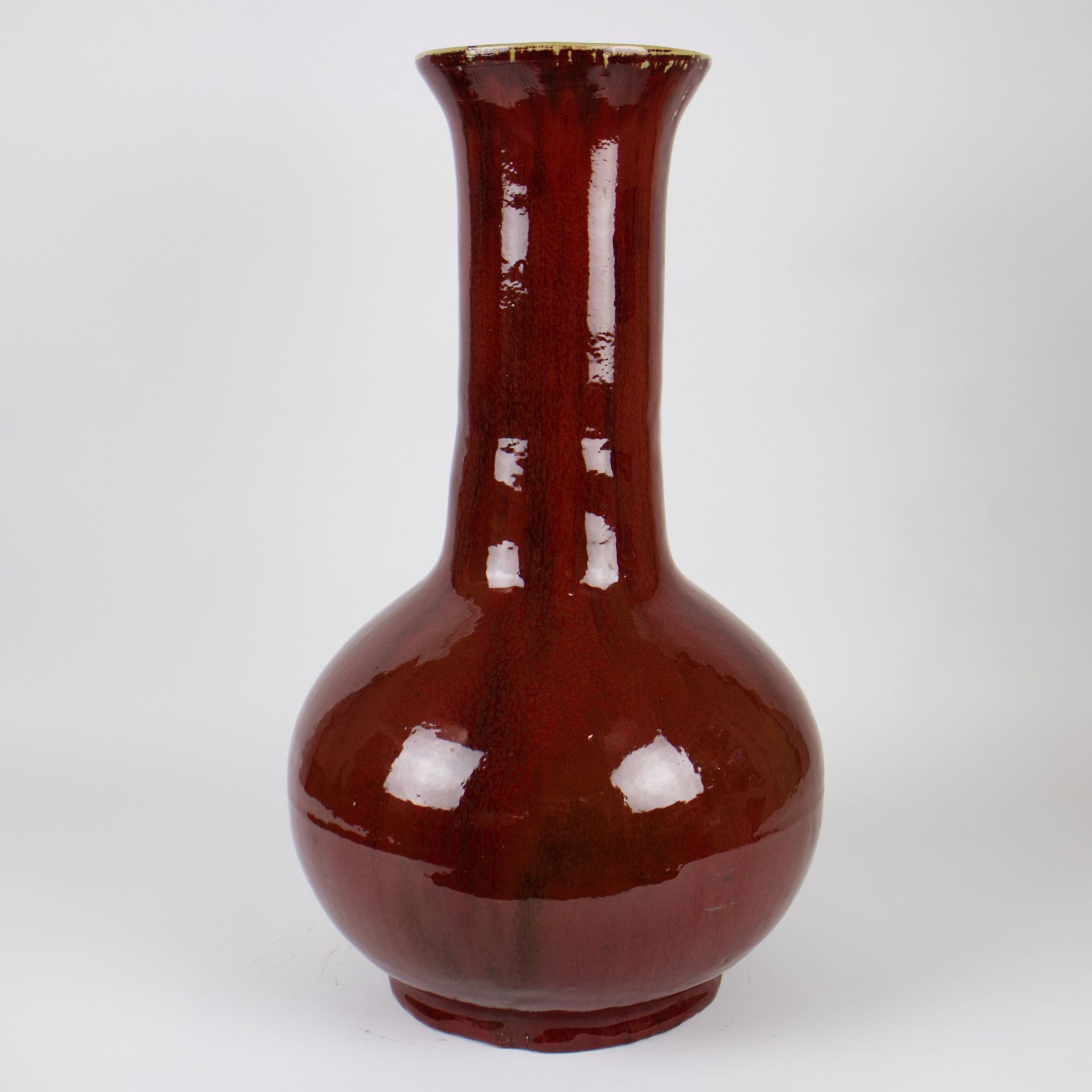 Japanse vase, Awaji ware early 20th century - Image 3 of 6