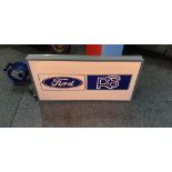 Ford RS Double Sided Illuminated Sign