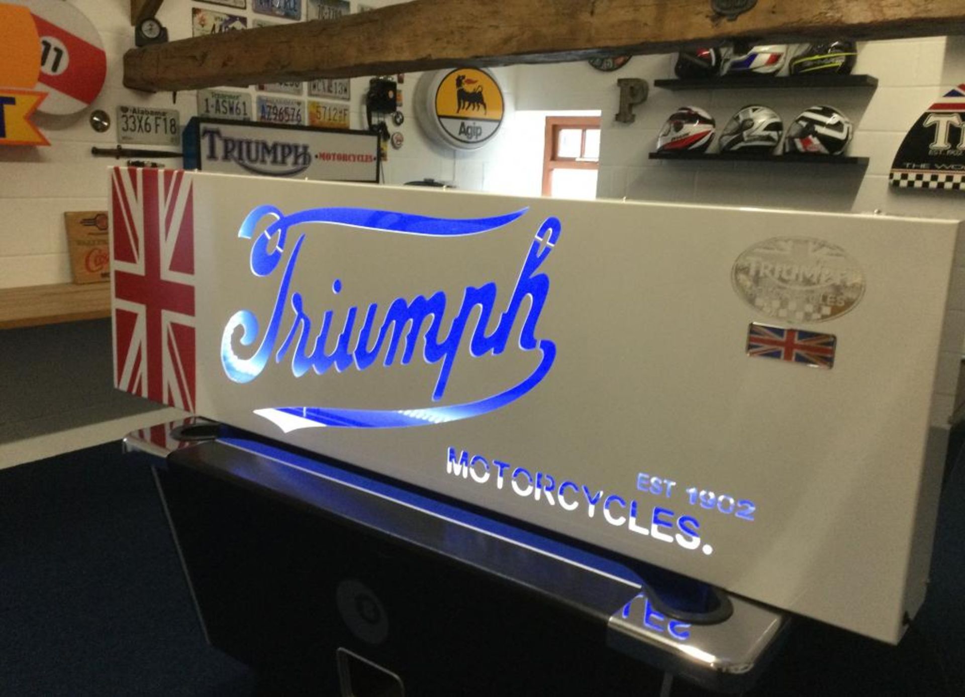 Triumph Motorcycles Illuminated Sign