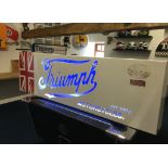 Triumph Motorcycles Illuminated Sign