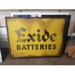 Exide Batteries Tin Sign