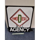 Power Agency Diesel Wooden Sign