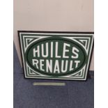 Huiles Wooden Sign