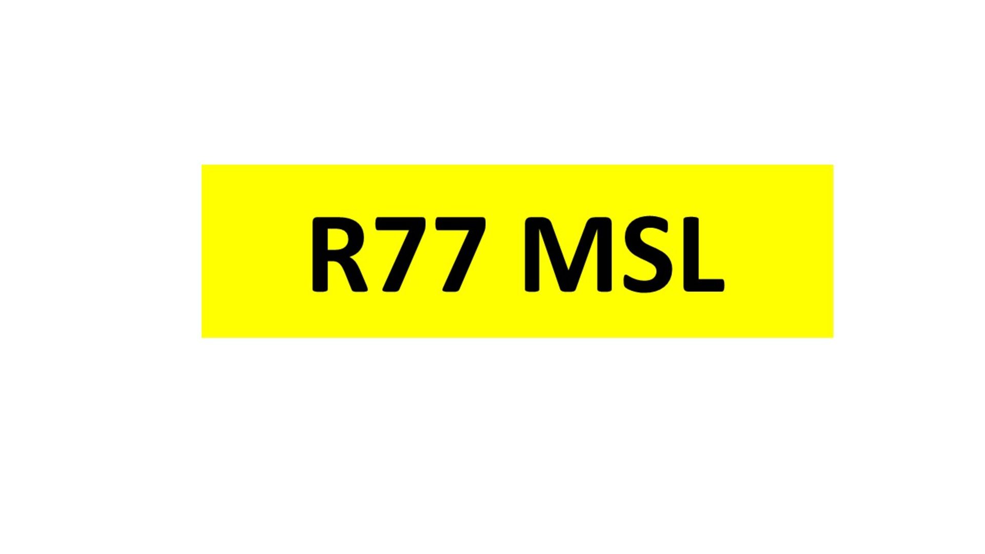 Registration R77 MSL