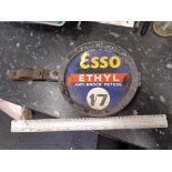 Double sided esso sign