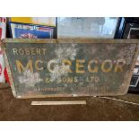 Robert McGregor and Sons Ltd sign